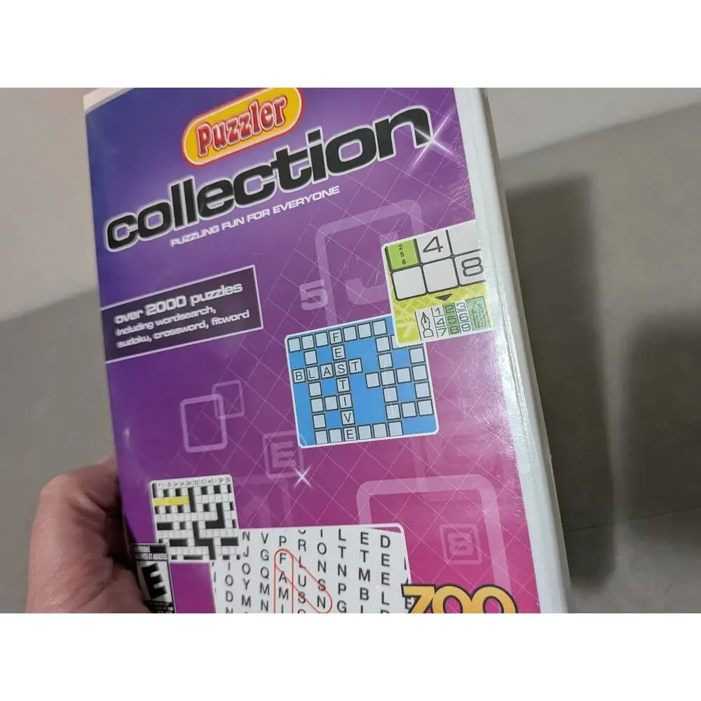 Nintendo Wii Puzzler Collection Game - Crosswords, Sudoku, Word Search